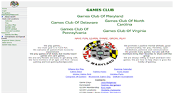Desktop Screenshot of gamesclubofmd.org