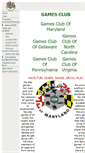 Mobile Screenshot of gamesclubofmd.org
